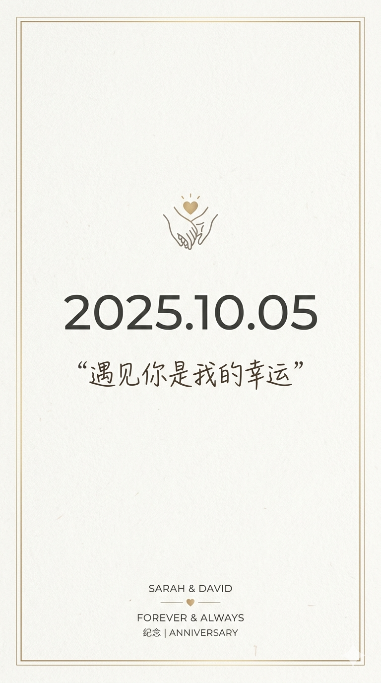 minimal anniversary gift example